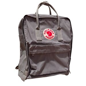 Fjallraven Kanken Classic Backpack Fog Gray 23510 Seat Cushion School Hiking